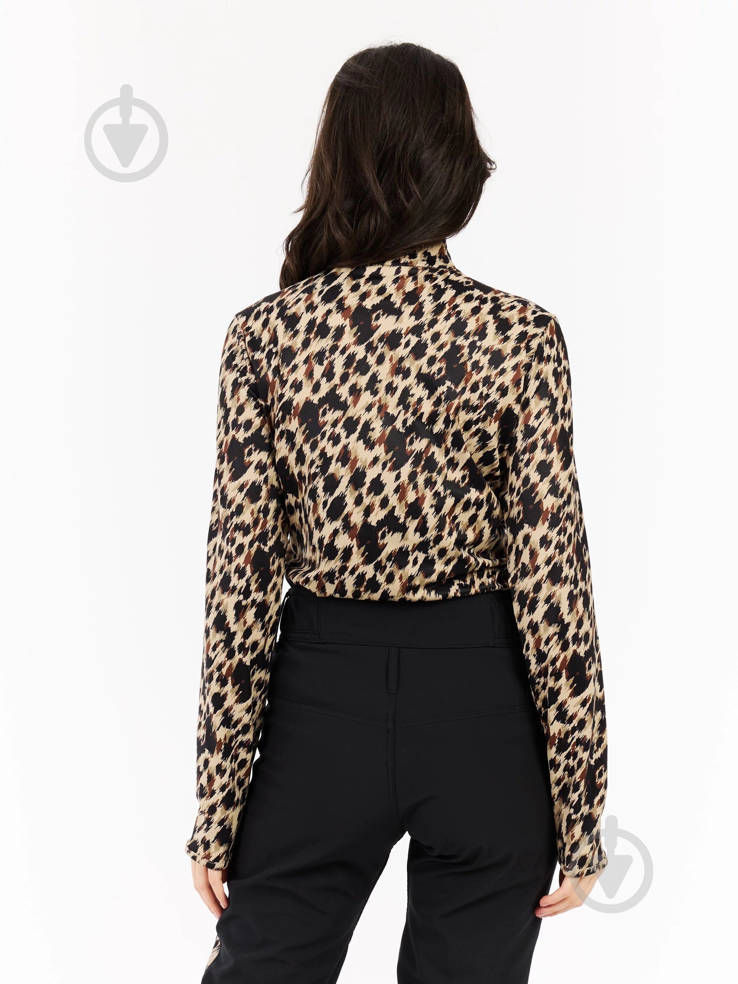 Джемпер Protest Vessy Leopard mid layer P12652013-567 р.S коричневый - фото 5