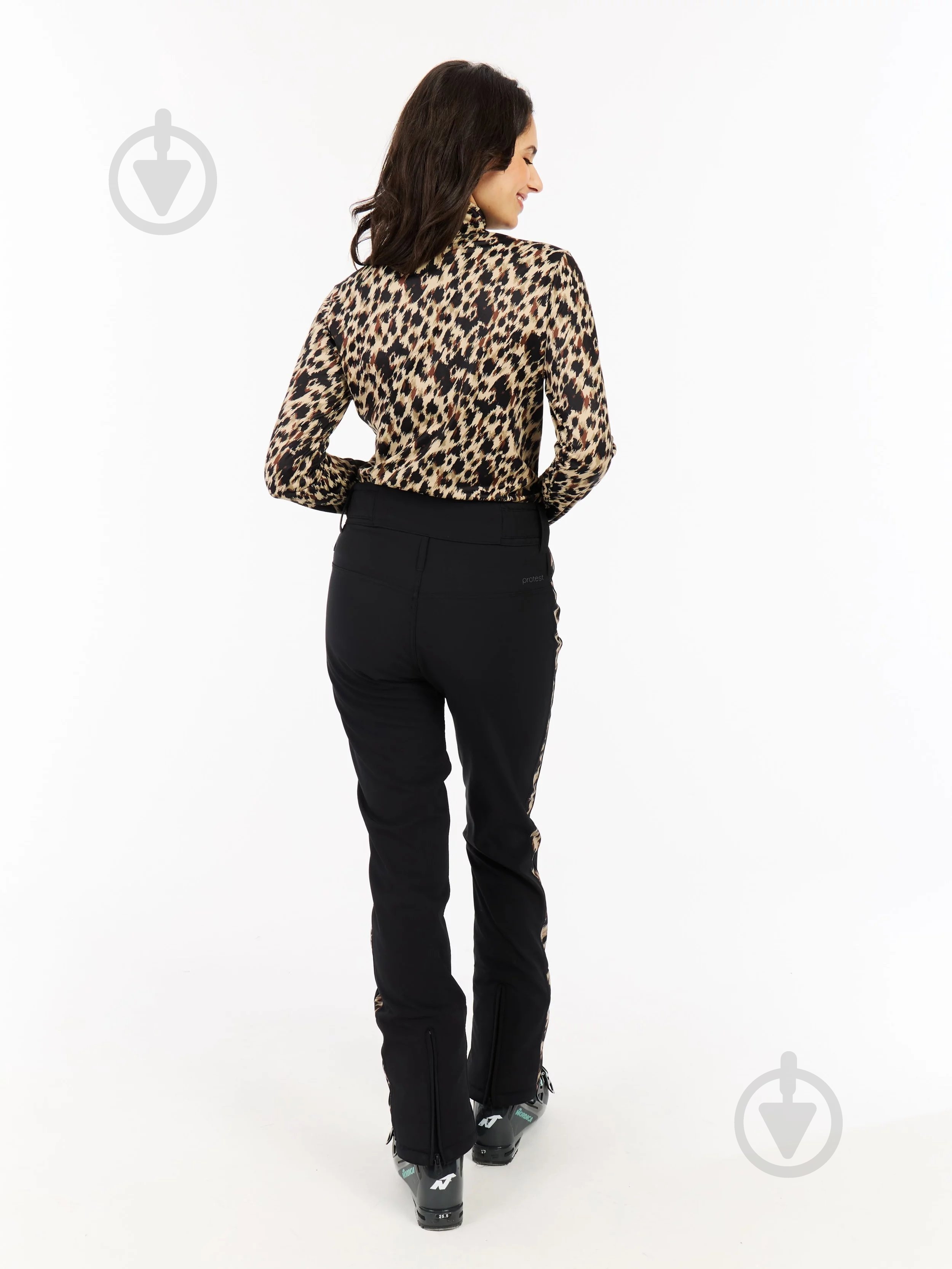 Джемпер Protest Vessy Leopard mid layer P12652013-567 р.S коричневый - фото 7