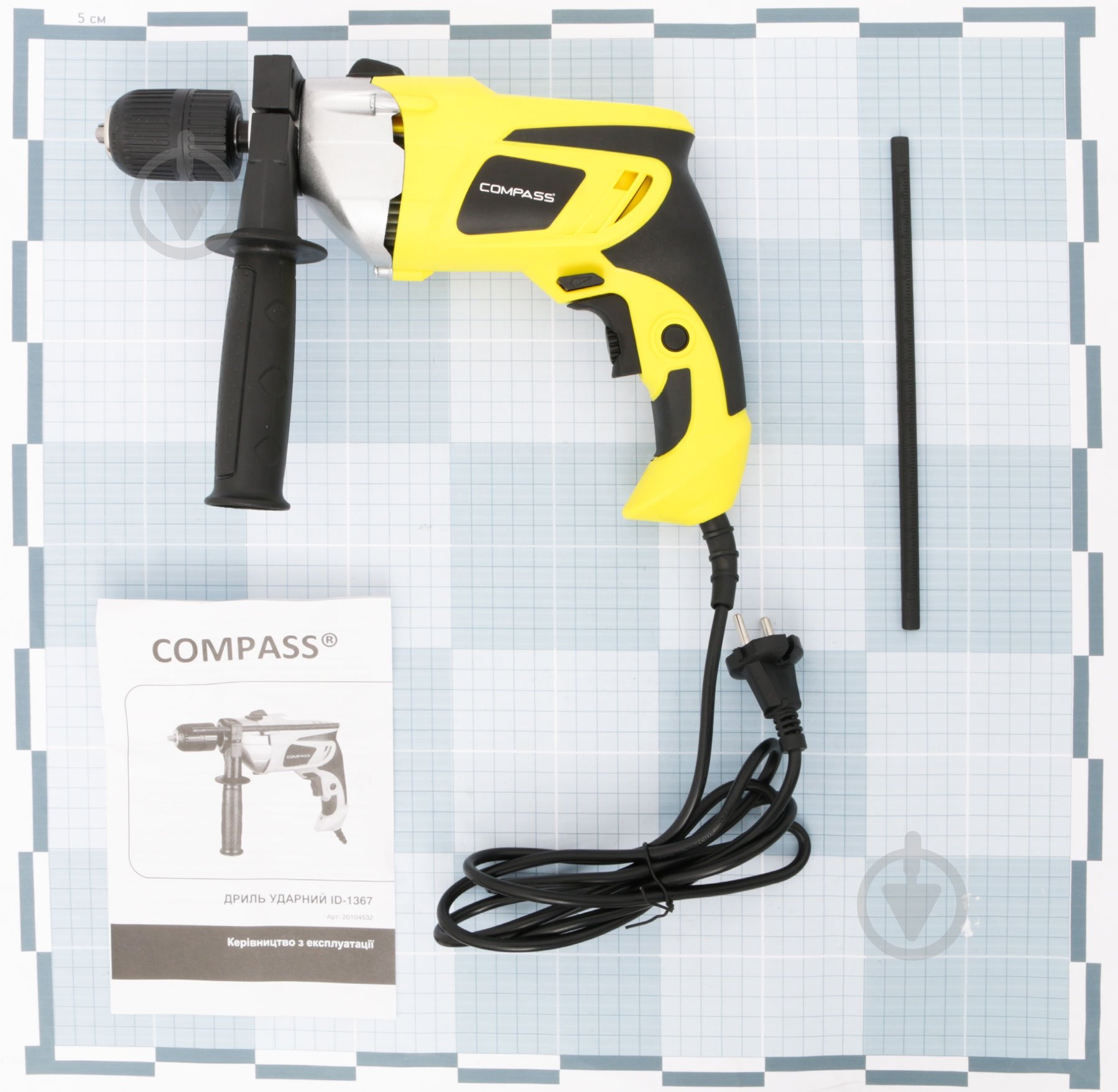 Дрель ударная Compass ID-1367 - фото 3