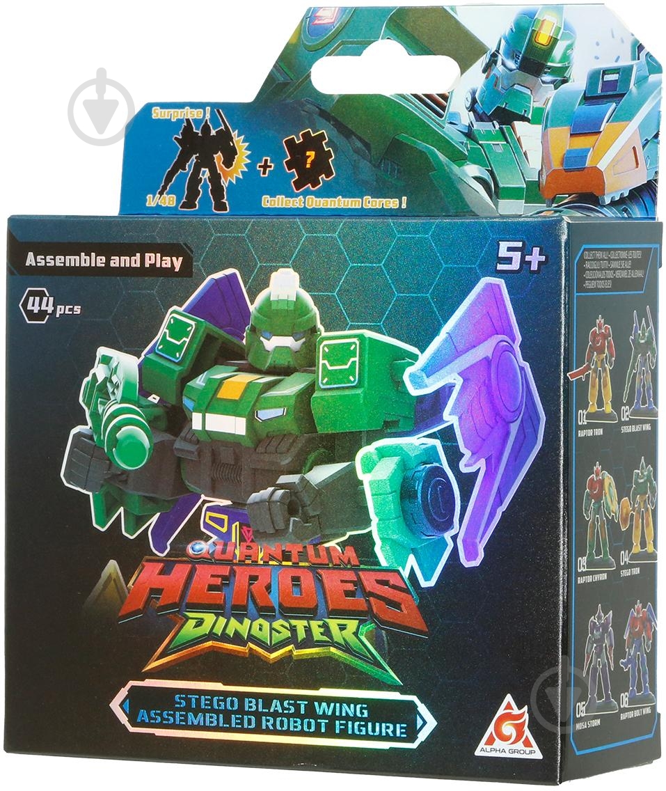 Игрушка DINOSTER Робот-конструктор Стего Бласт Винг EU580881A-2 - фото 3 Игрушка DINOSTER Робот-конструктор Стего Бласт Винг EU580881A-2 - фото 3