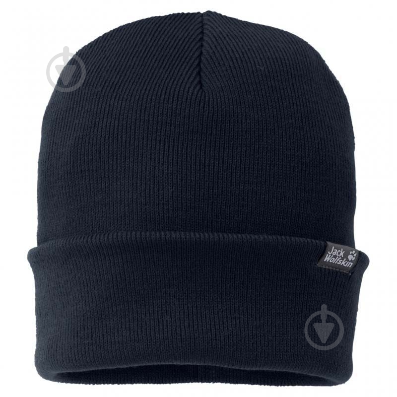 Шапка Jack Wolfskin Rib Hat 1903891-1010 р.one size синий - фото 1