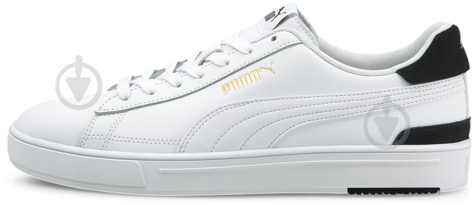 Кроссовки унисекс демисезонные Puma Serve Pro 38018802 р.40,5 белые - фото 1