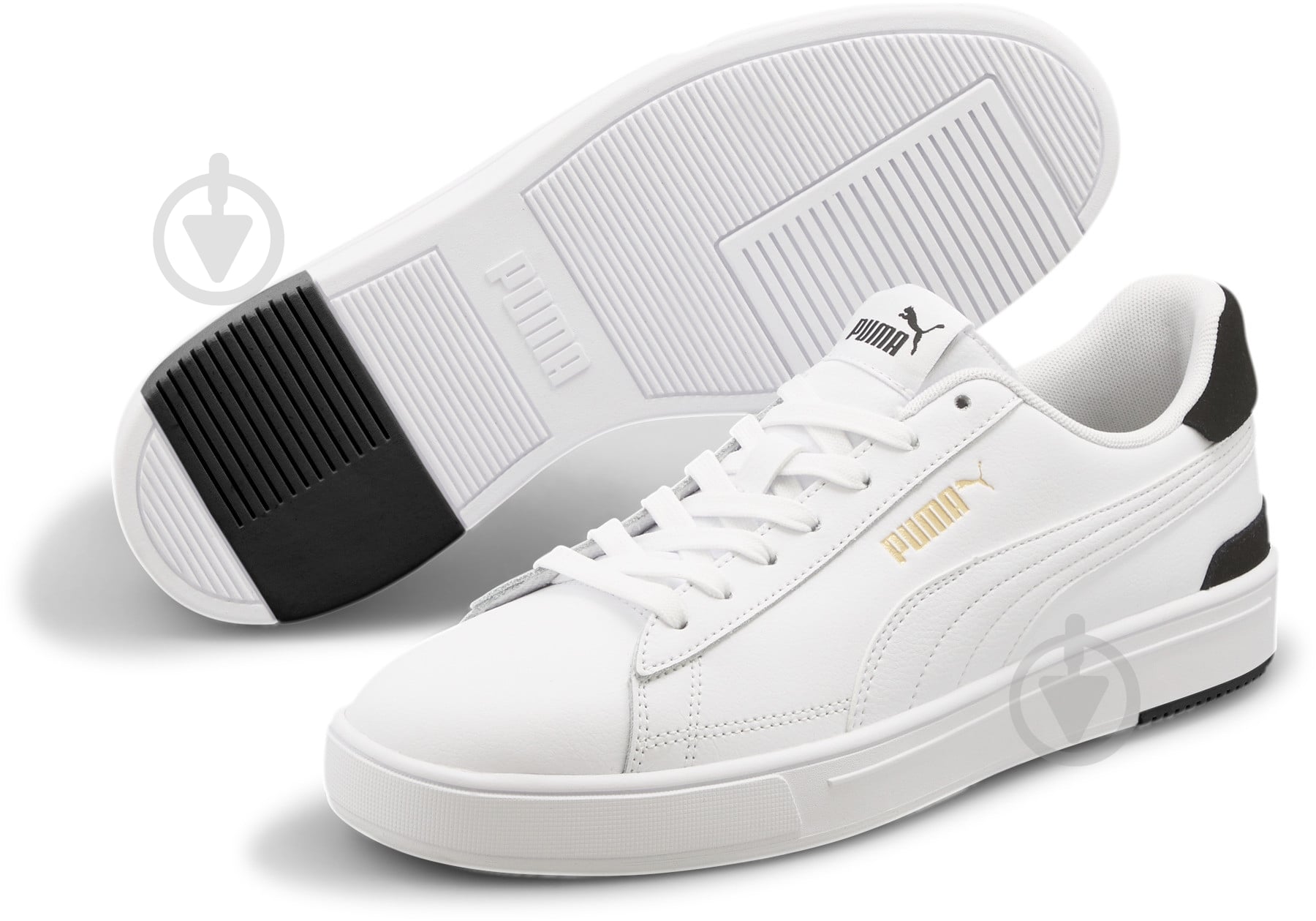 Кроссовки унисекс демисезонные Puma Serve Pro 38018802 р.40,5 белые - фото 2