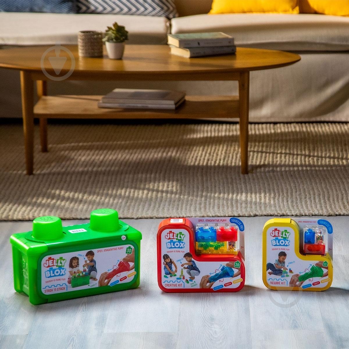 Конструктор Jelly Blox В кейсе 2 в 1 строй-складывай 931693 - фото 9 Конструктор Jelly Blox В кейсе 2 в 1 строй-складывай 931693 - фото 9