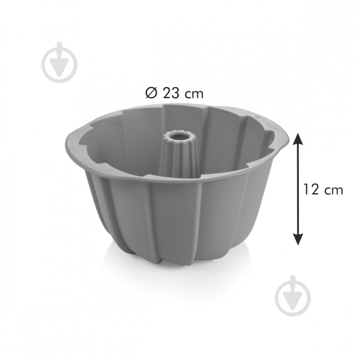 Форма для выпекания кекса Tescoma Delicia Silicon Prime Клин 23 см 629415 - фото 2 Форма для выпекания кекса Tescoma Delicia Silicon Prime Клин 23 см 629415 - фото 2