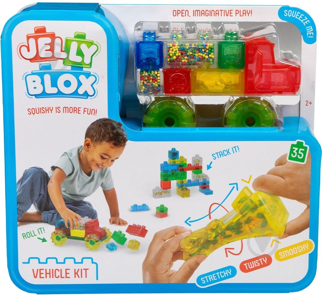 Конструктор Jelly Blox Машинка Врум-врум! 931694 - фото 1 Конструктор Jelly Blox Машинка Врум-врум! 931694 - фото 1