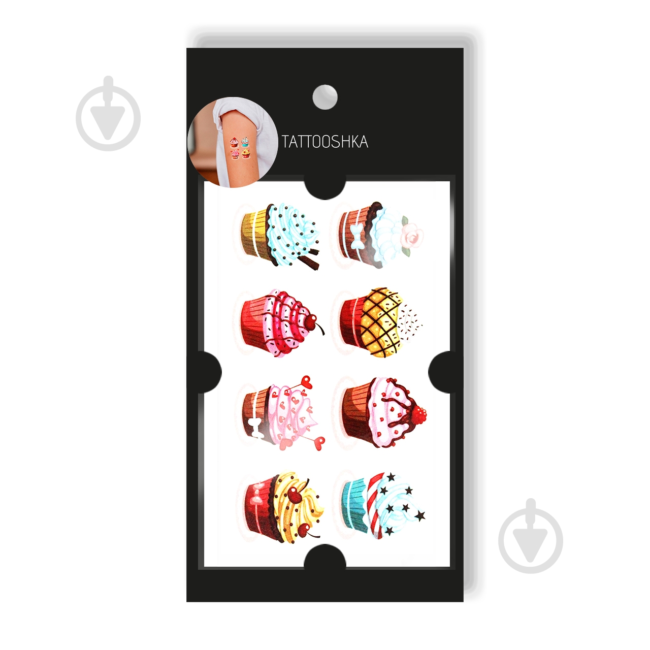 Тату временное TATOOSHKA Кексы - фото 1 Тату временное TATOOSHKA Кексы - фото 1