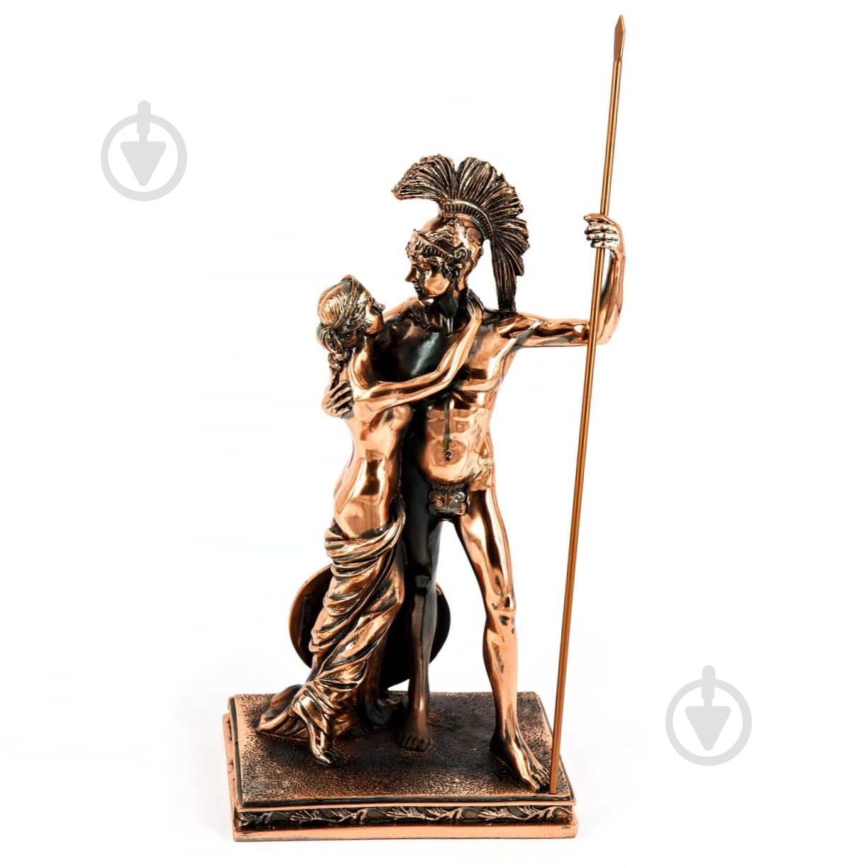 Статуетка Classic Art воїн та дівчина T829-1 25х11х7 см мідний - фото 1
