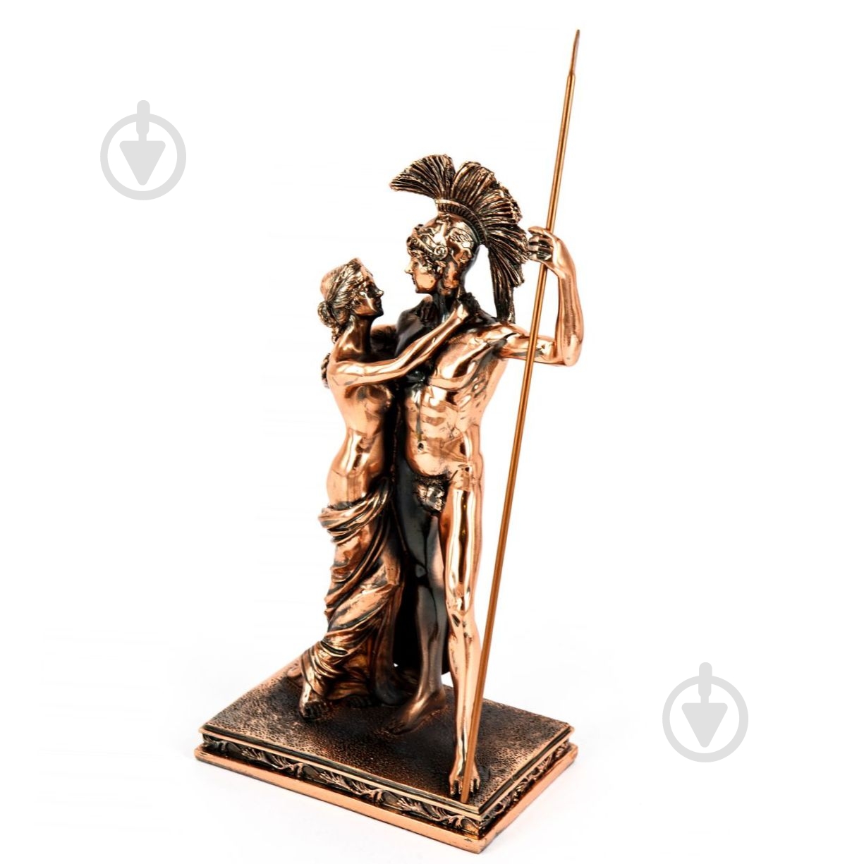 Статуетка Classic Art воїн та дівчина T829-1 25х11х7 см мідний - фото 2