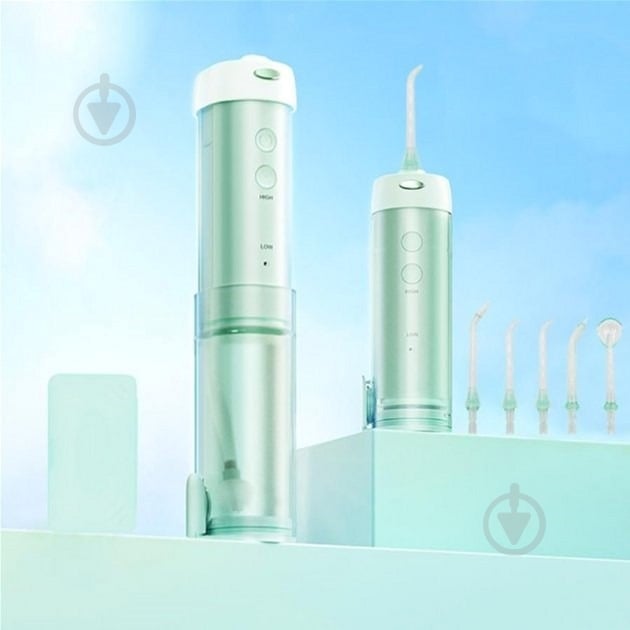 Ирригатор h2ofloss HF-10 Mini (H2O-HF10-green) - фото 11 Ирригатор h2ofloss HF-10 Mini (H2O-HF10-green) - фото 11