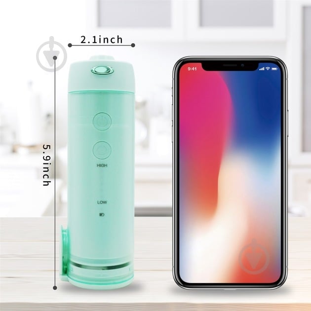 Ирригатор h2ofloss HF-10 Mini (H2O-HF10-green) - фото 9 Ирригатор h2ofloss HF-10 Mini (H2O-HF10-green) - фото 9