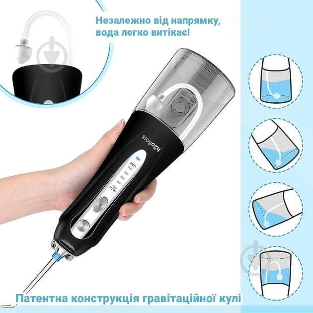 Ирригатор HF-9Р (H2O-HF9Р-black) - фото 6