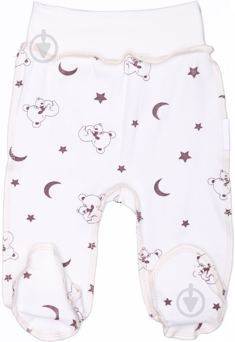 Ползунки Bambinelli Медвежонок р.56 белый с рисунком - фото 1