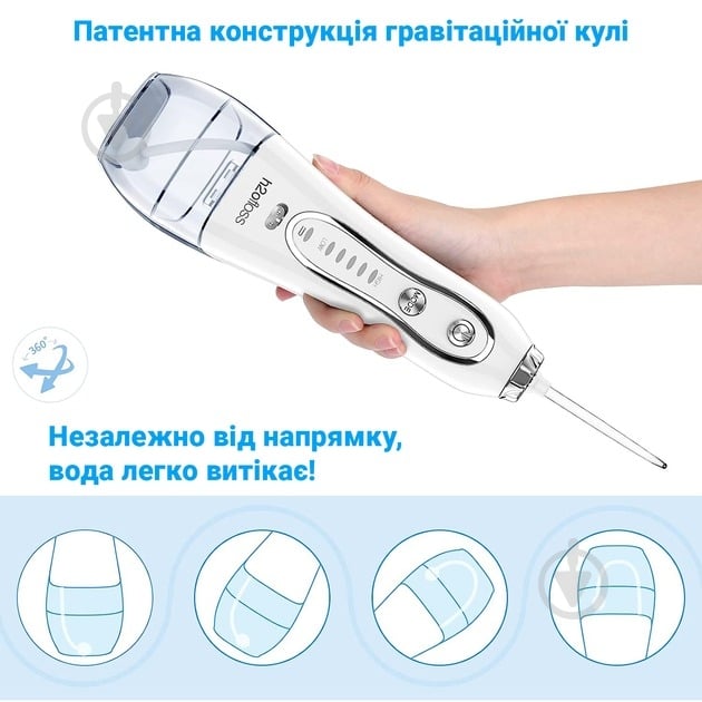 Ирригатор h2ofloss H2O-HF6Р-white - фото 7