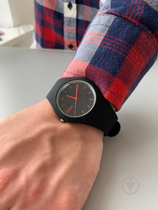 Наручные часы Rubber Black II 9068 Skmei - фото 7