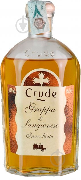 Граппа CRUDE Di Sangiovese 40% 0,5 л - фото 1