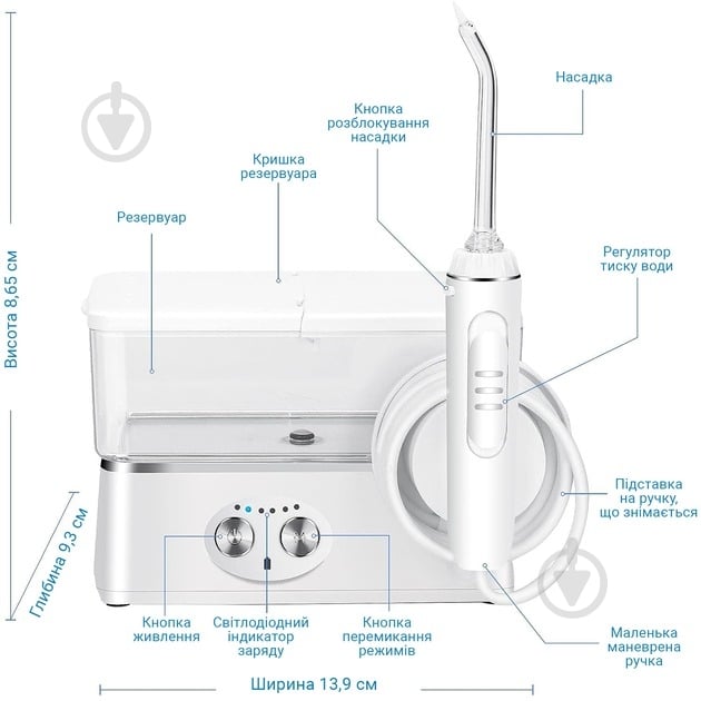 Ирригатор h2ofloss H2O-HF3pro - фото 8