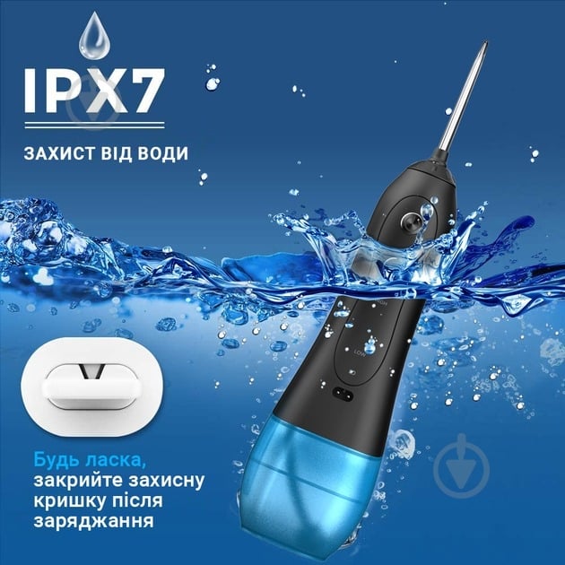 Ирригатор h2ofloss H2O-HF5-black - фото 5