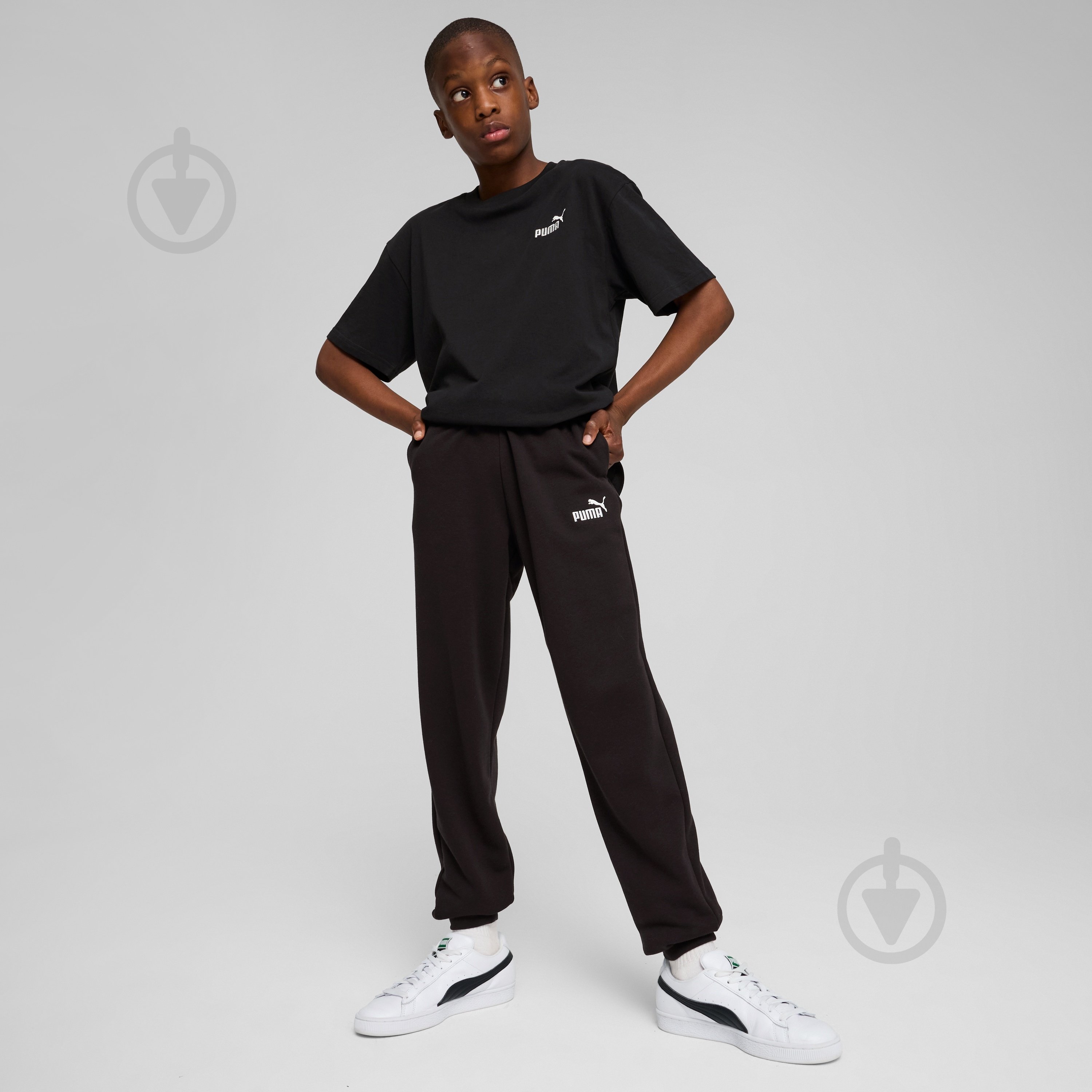 Штани Puma ESS No. 1 Logo Sweatpants TR B 68491401 р. 128 чорний - фото 5