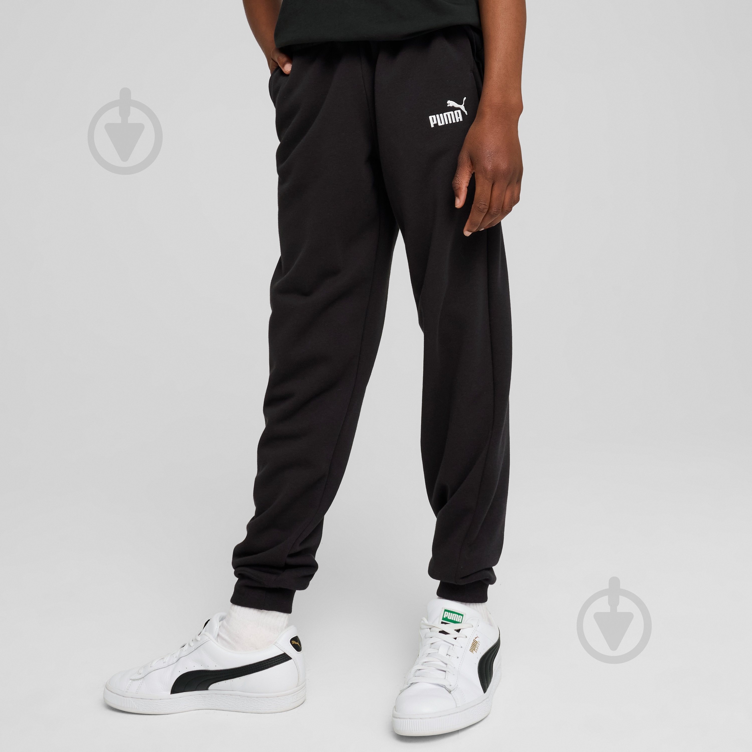 Штани Puma ESS No. 1 Logo Sweatpants TR B 68491401 р. 164 чорний - фото 3