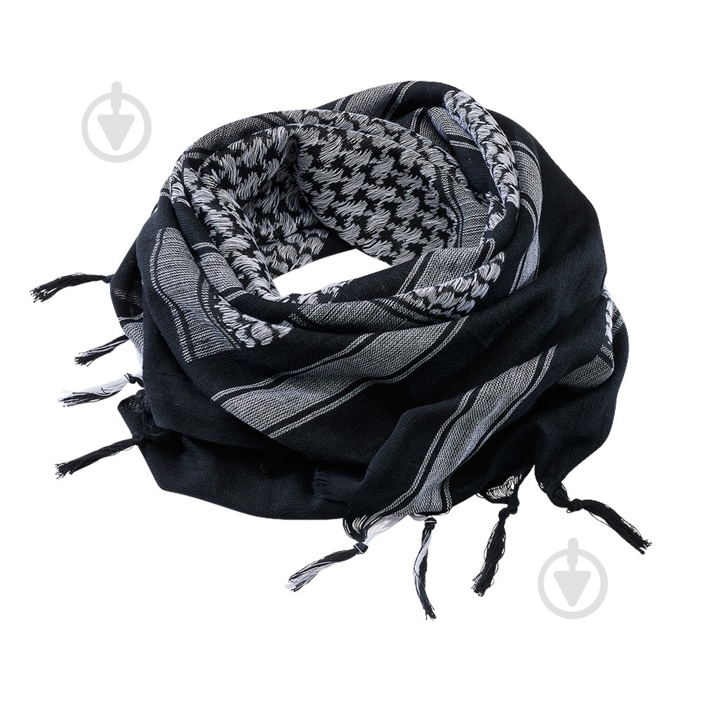 Шарф Brandit арафатка тактическая черный с белым - фото 1 Шарф Brandit арафатка тактическая черный с белым - фото 1