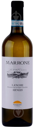 Вино Marrone Langhe DOC Arneis біле сухе 13% 0,75 л - фото 1 Вино Marrone Langhe DOC Arneis біле сухе 13% 0,75 л - фото 1