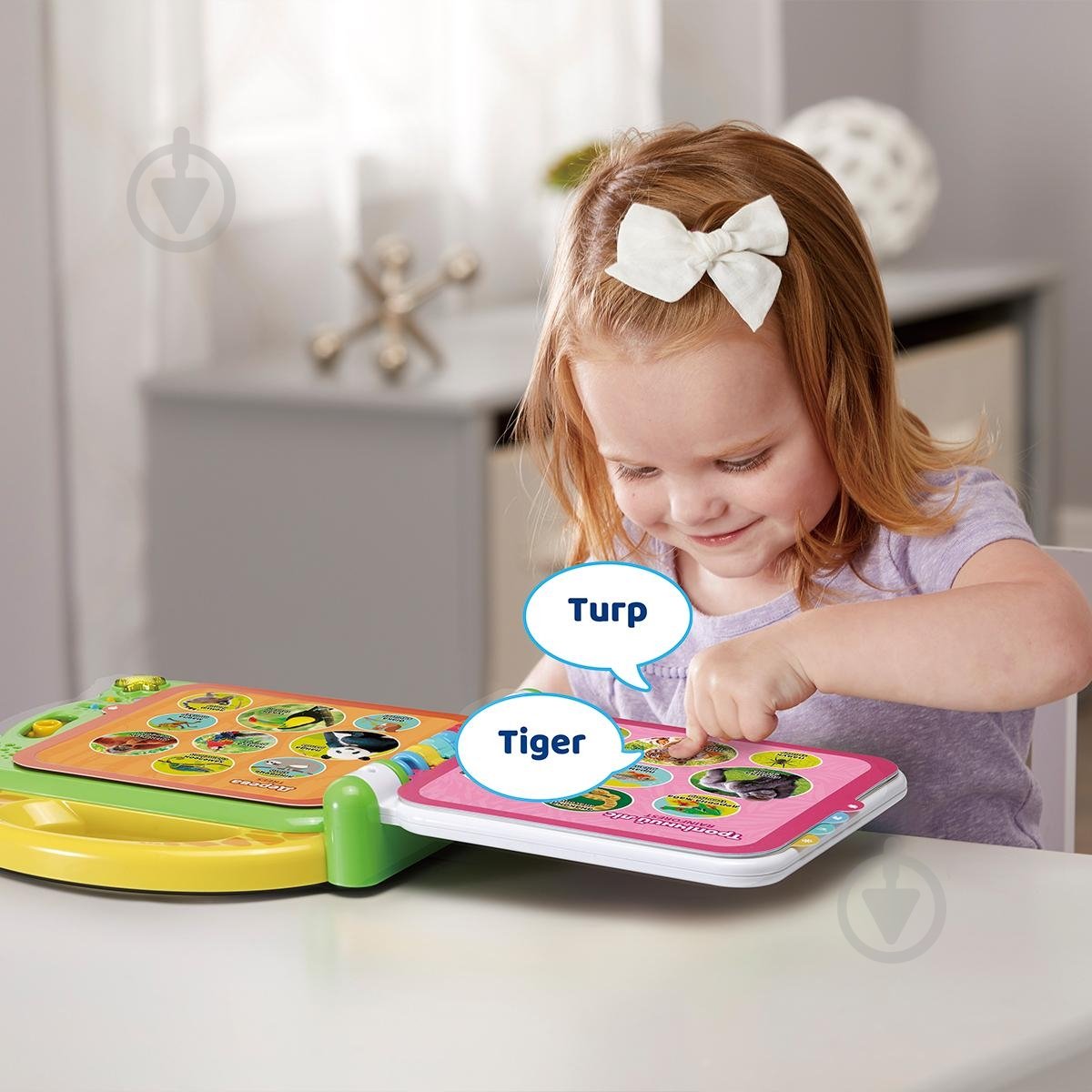 Игрушка развивающая Vtech Англо-украинский словарик 100 животных 80-609576 - фото 4 Игрушка развивающая Vtech Англо-украинский словарик 100 животных 80-609576 - фото 4