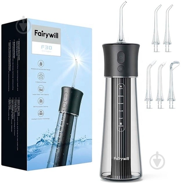 Ирригатор Fairywill F30 black (F30B) - фото 2