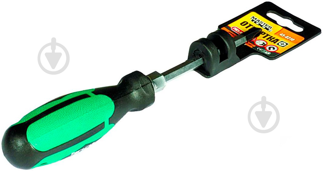Отвертка MasterTool PH3 х 150мм усиленная 45-8315 - фото 5