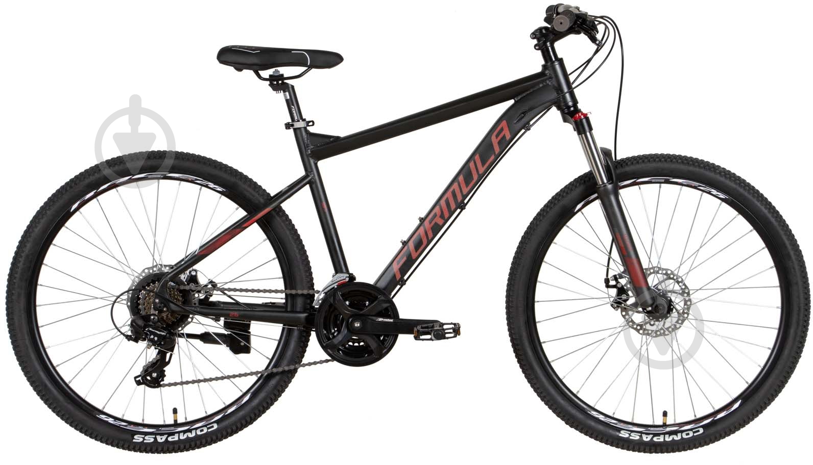 Велосипед Formula 26" 18"(46 см) F-1 OPS-FR-26-600 серый - фото 1