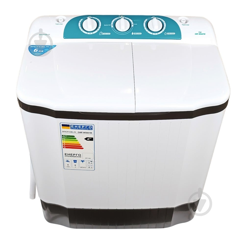 Пральна машина Grunhelm GWF-WS601W - фото 1