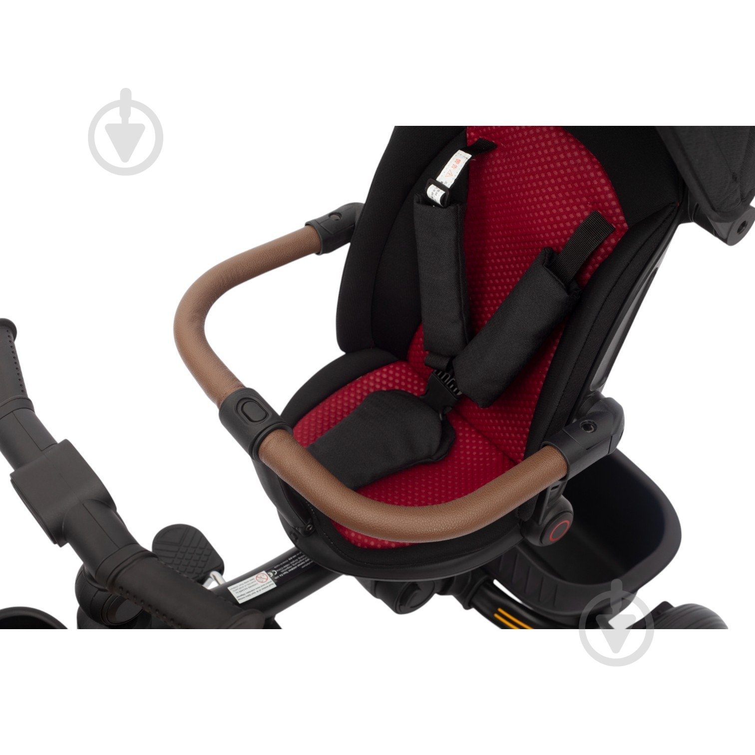 Велосипед дитячий MaxxPro kids триколісний з балдахіном чорний 2750009 - фото 16