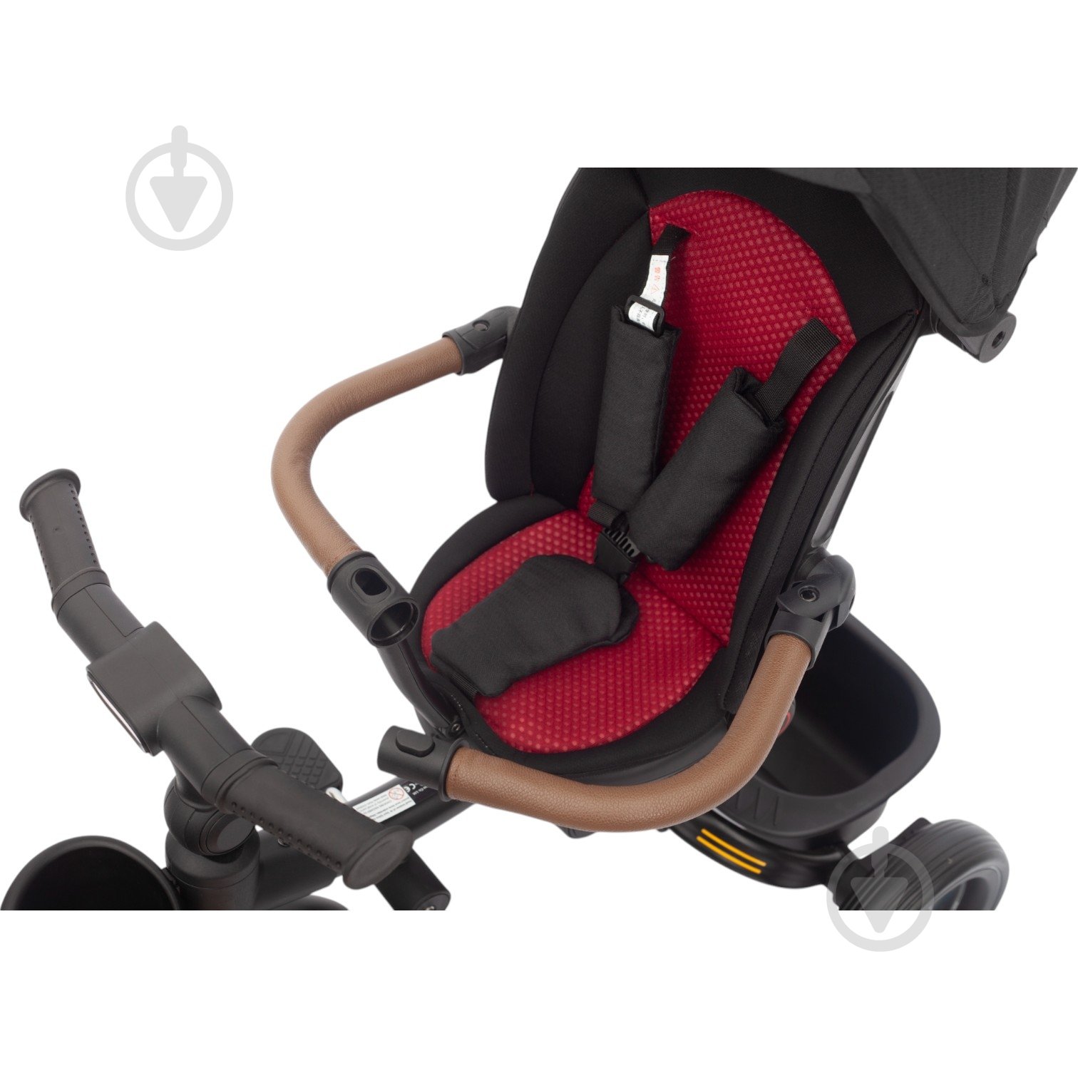 Велосипед дитячий MaxxPro kids триколісний з балдахіном чорний 2750009 - фото 17