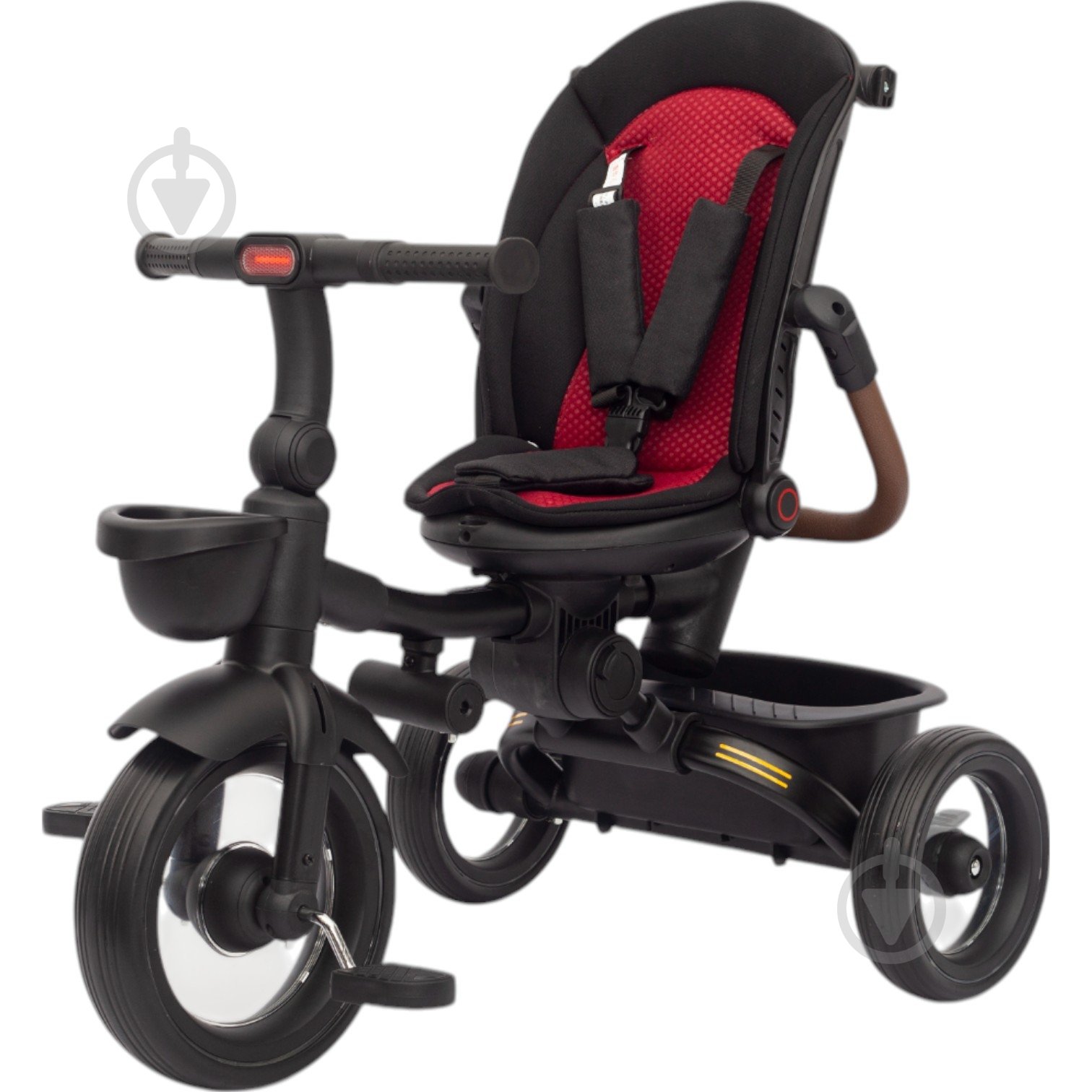 Велосипед дитячий MaxxPro kids триколісний з балдахіном чорний 2750009 - фото 2