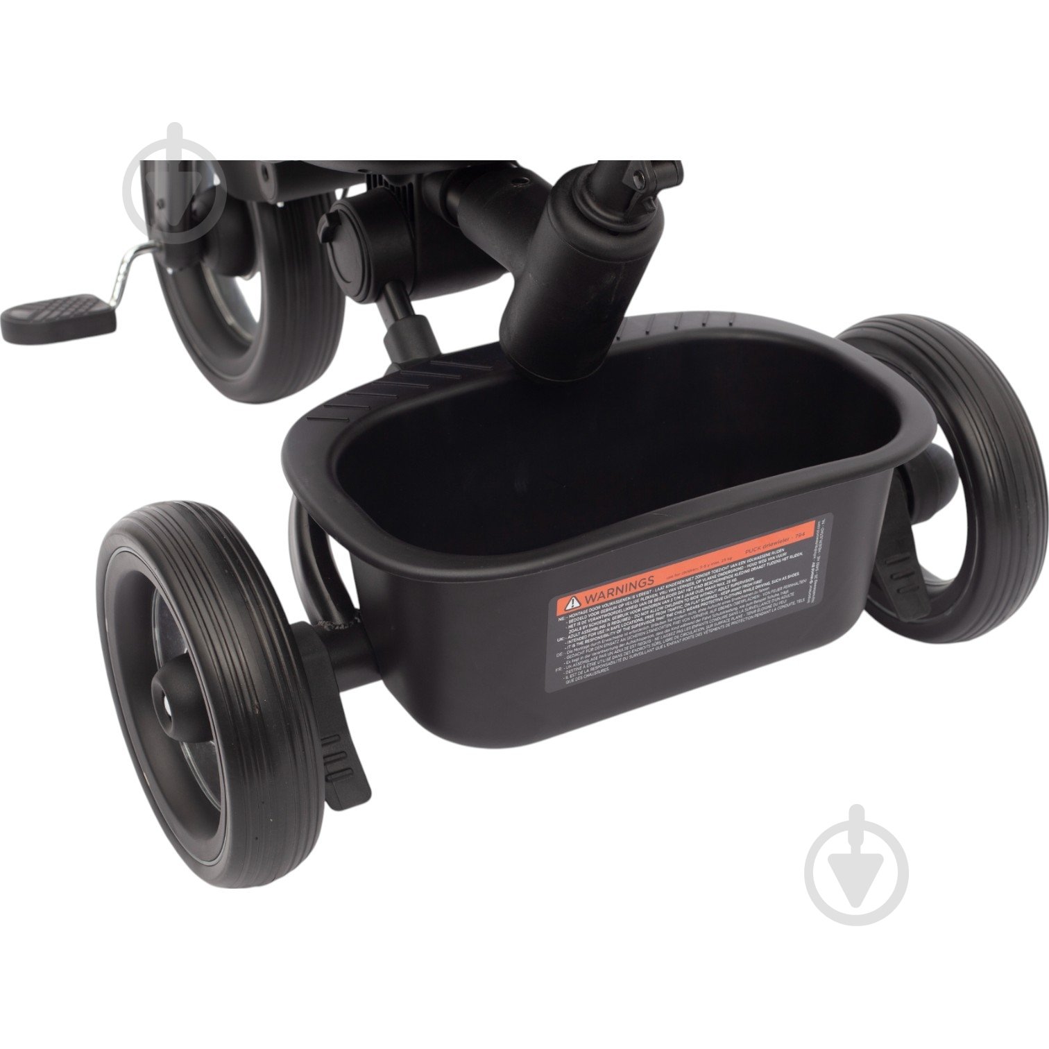 Велосипед дитячий MaxxPro kids триколісний з балдахіном чорний 2750009 - фото 5