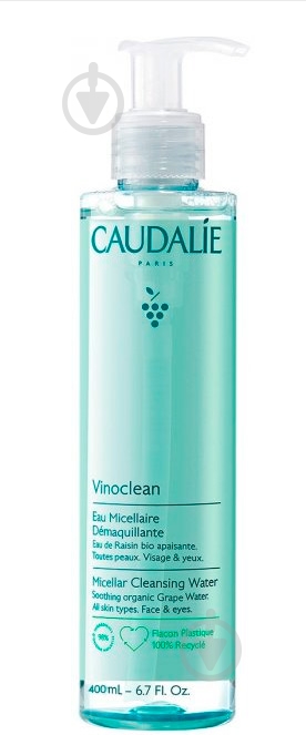 Мицеллярная вода Caudalie Vinoclean 400 мл - фото 1