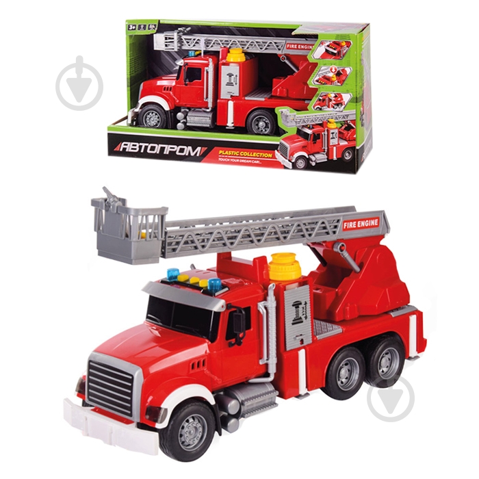 Пожарная машинка Автопром 8085FE - фото 1 Пожарная машинка Автопром 8085FE - фото 1