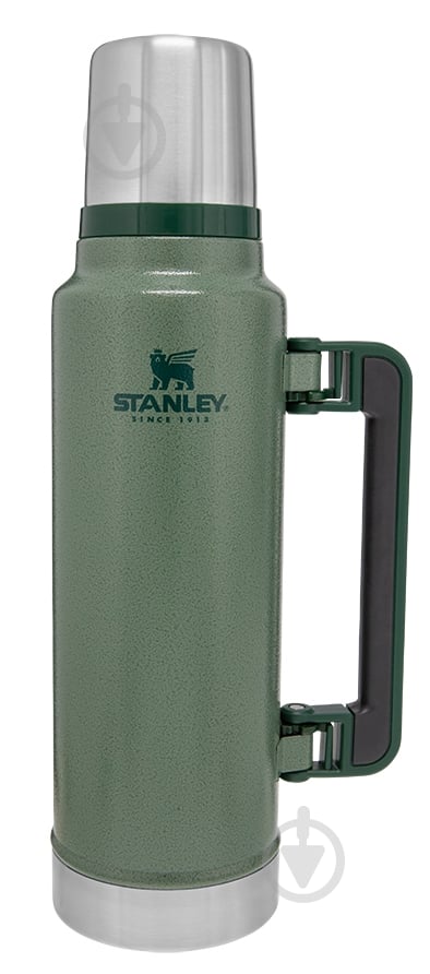 Термос Stanley Legendary Classic Hammertone Green 1.4 л - фото 1 Термос Stanley Legendary Classic Hammertone Green 1.4 л - фото 1