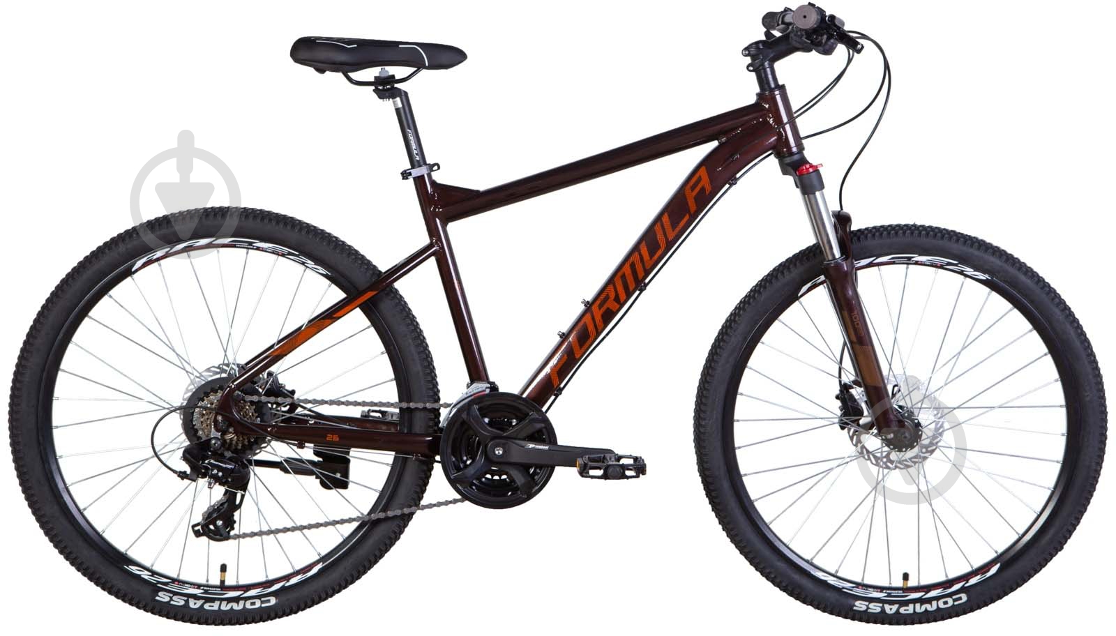 Велосипед Formula 26" 15.5"(39 см) F-1 OPS-FR-26-599 коричневий - фото 1