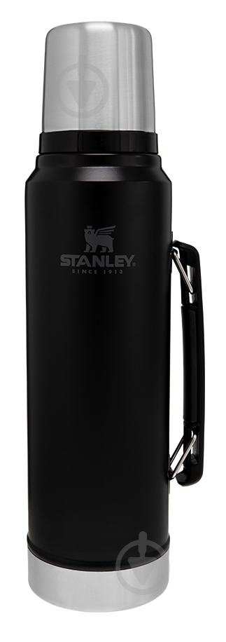 Термос Stanley Legendary Classic Matte Black 1 л - фото 1 Термос Stanley Legendary Classic Matte Black 1 л - фото 1