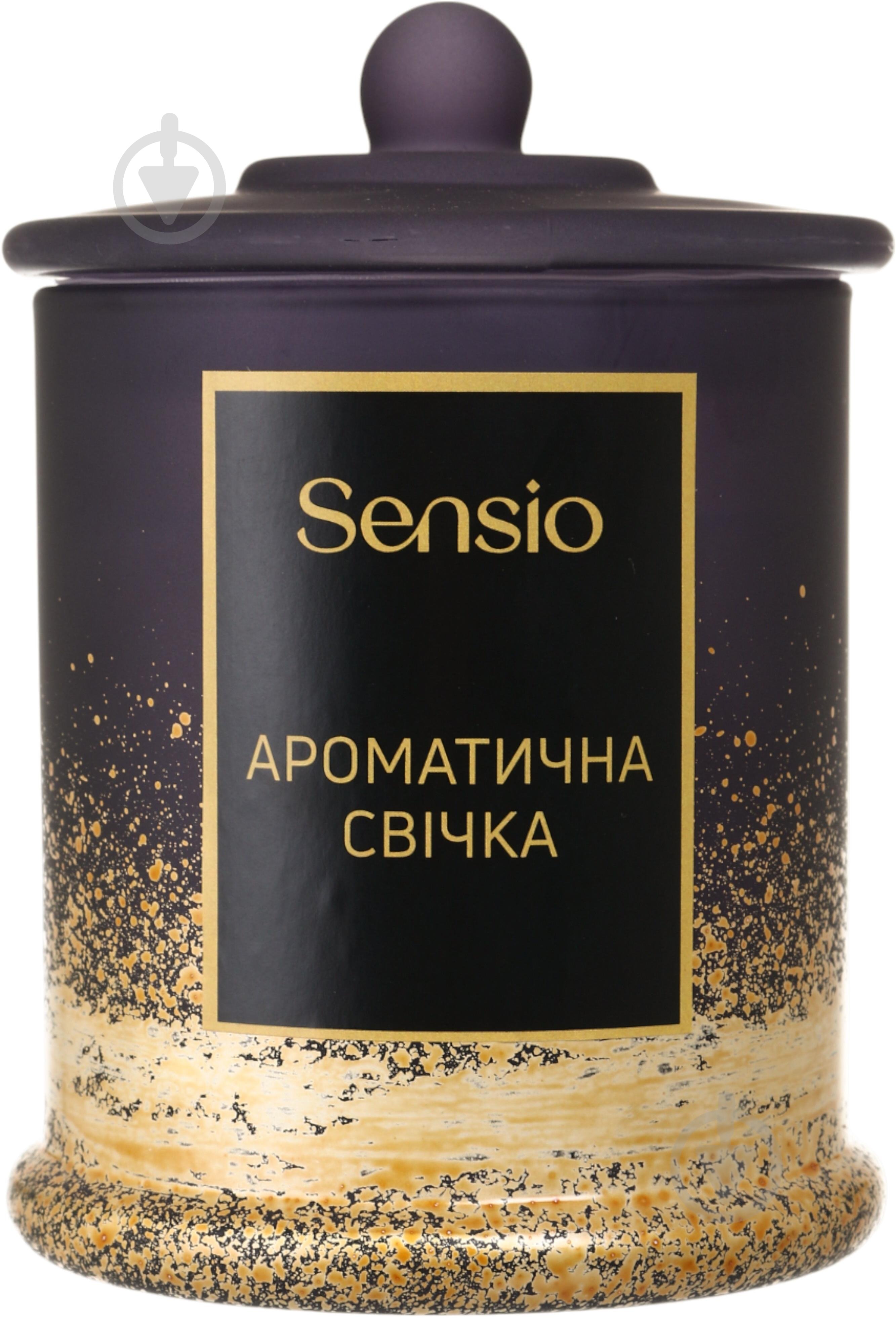 Свеча ароматическая Sensio Cotton Bloom 10х14 см серый - фото 2