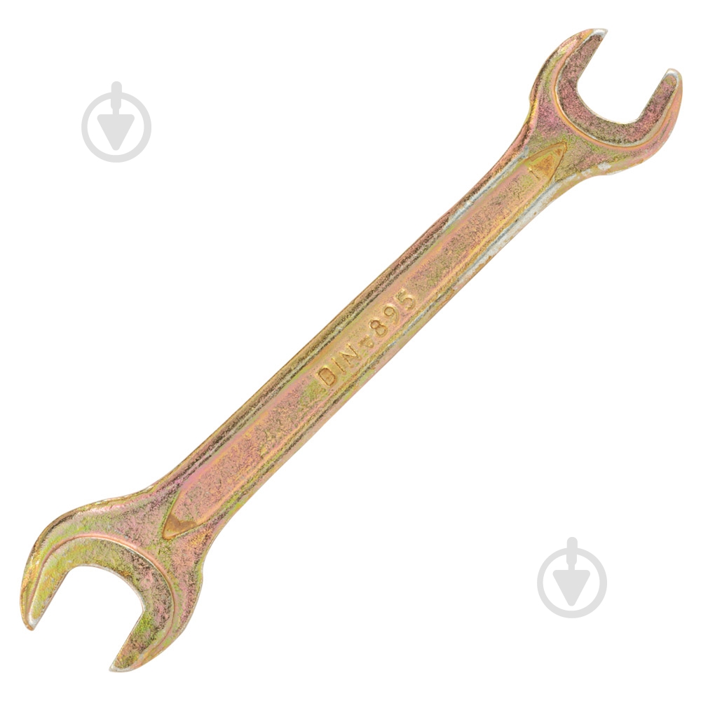 Ключ рожковый Sigma 10×12мм желтый цинк 6025121 - фото 4