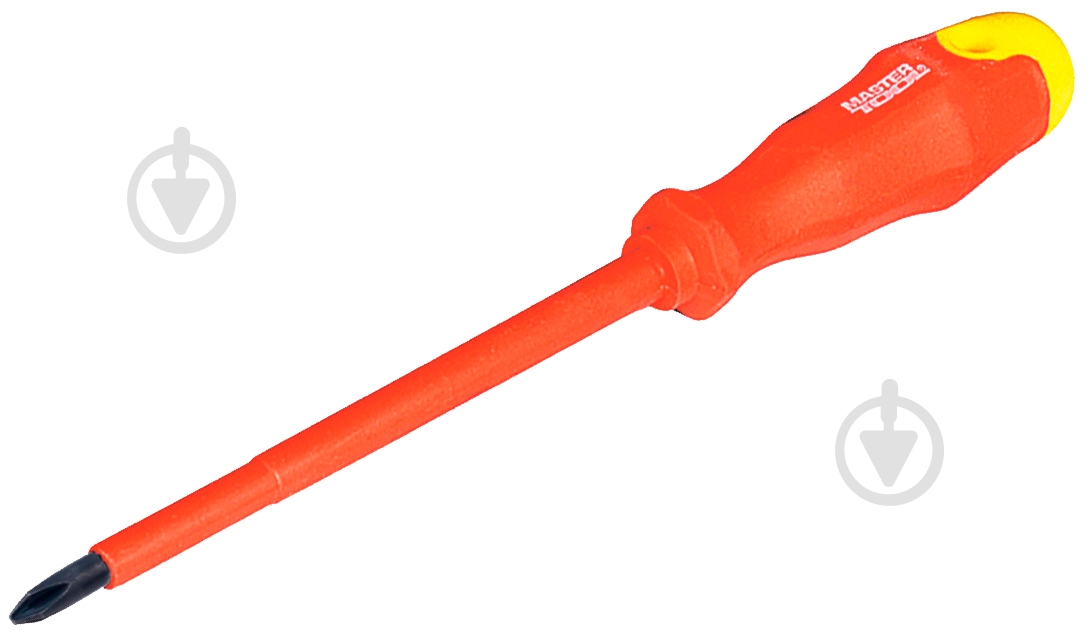 Отвертка MasterTool PH1 х 80мм диэлектрическая 47-0180 - фото 3