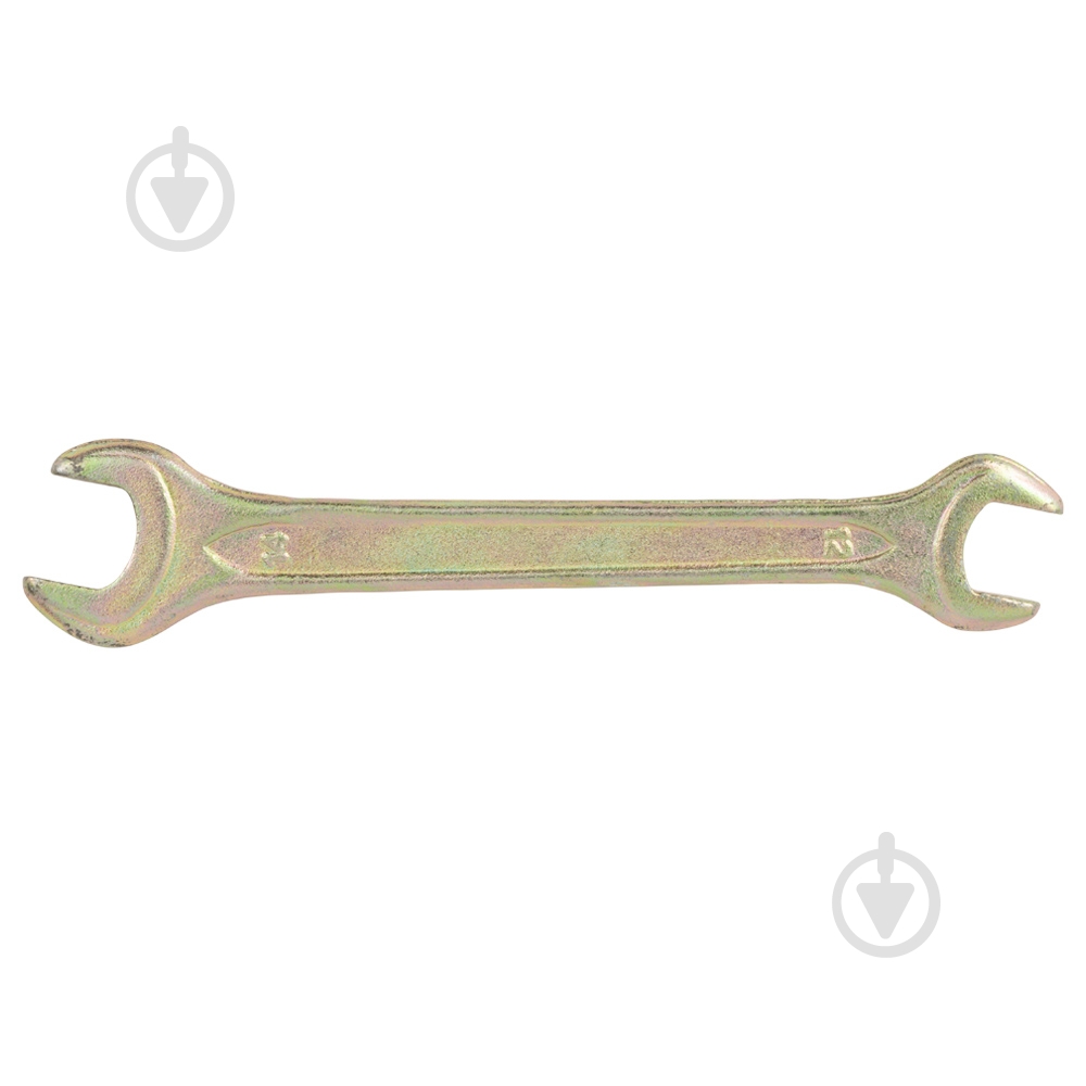 Ключ рожковый Sigma 12×14мм желтый цинк 6025141 - фото 1