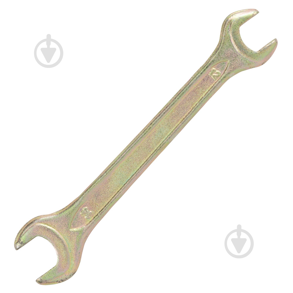 Ключ рожковый Sigma 12×14мм желтый цинк 6025141 - фото 2