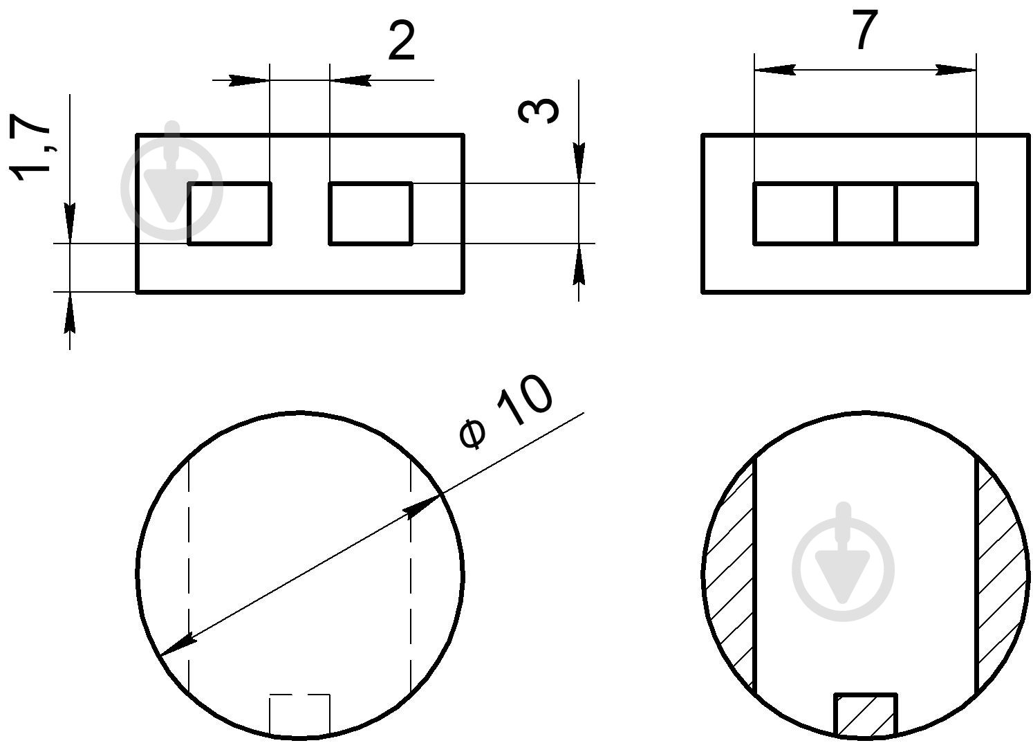 Пломбы свинцовые 10 мм 50 шт - фото 4