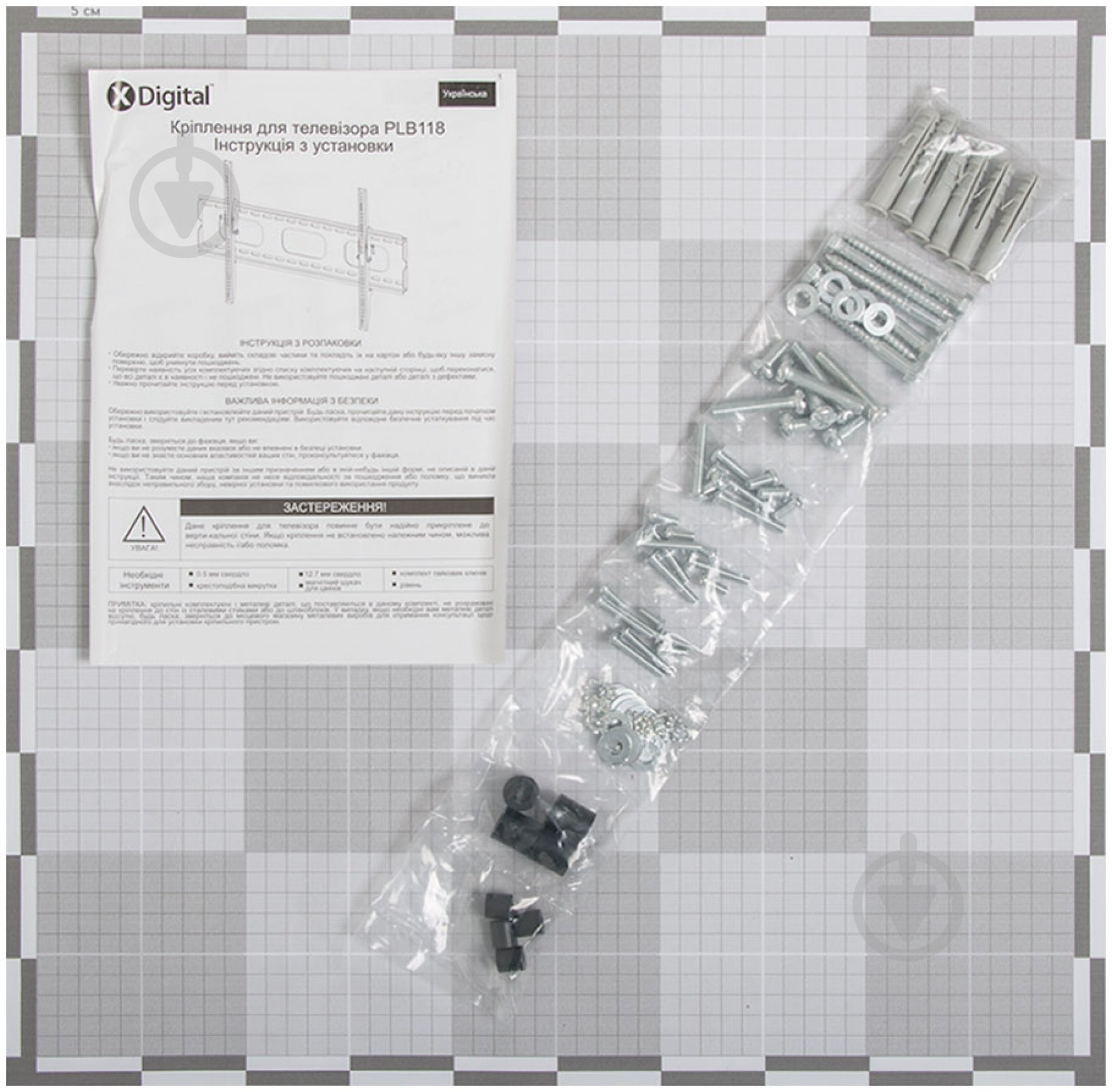 Крепление для телевизора X-Digital LCD PLB118M наклонные 30"-50" черный - фото 3 Крепление для телевизора X-Digital LCD PLB118M наклонные 30"-50" черный - фото 3