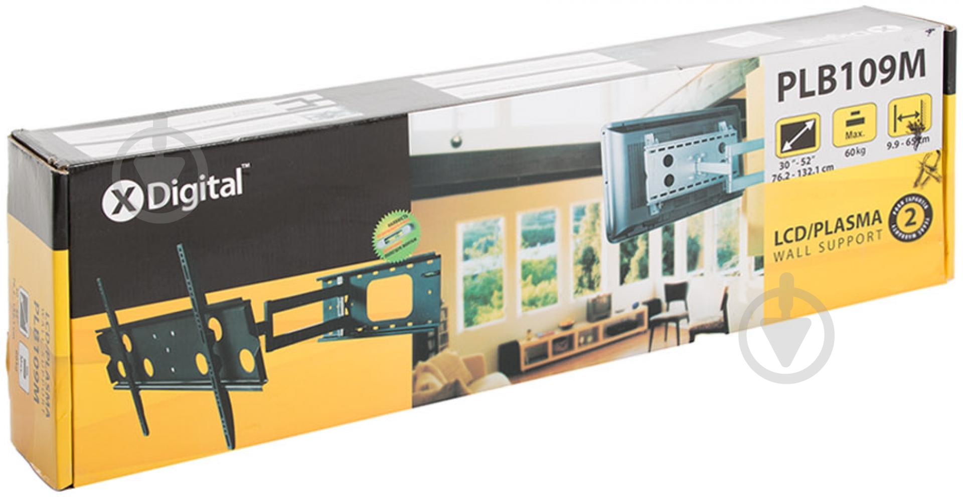 Крепление для телевизора X-Digital LCDt PLB109M поворотные 30"-50" черный - фото 4