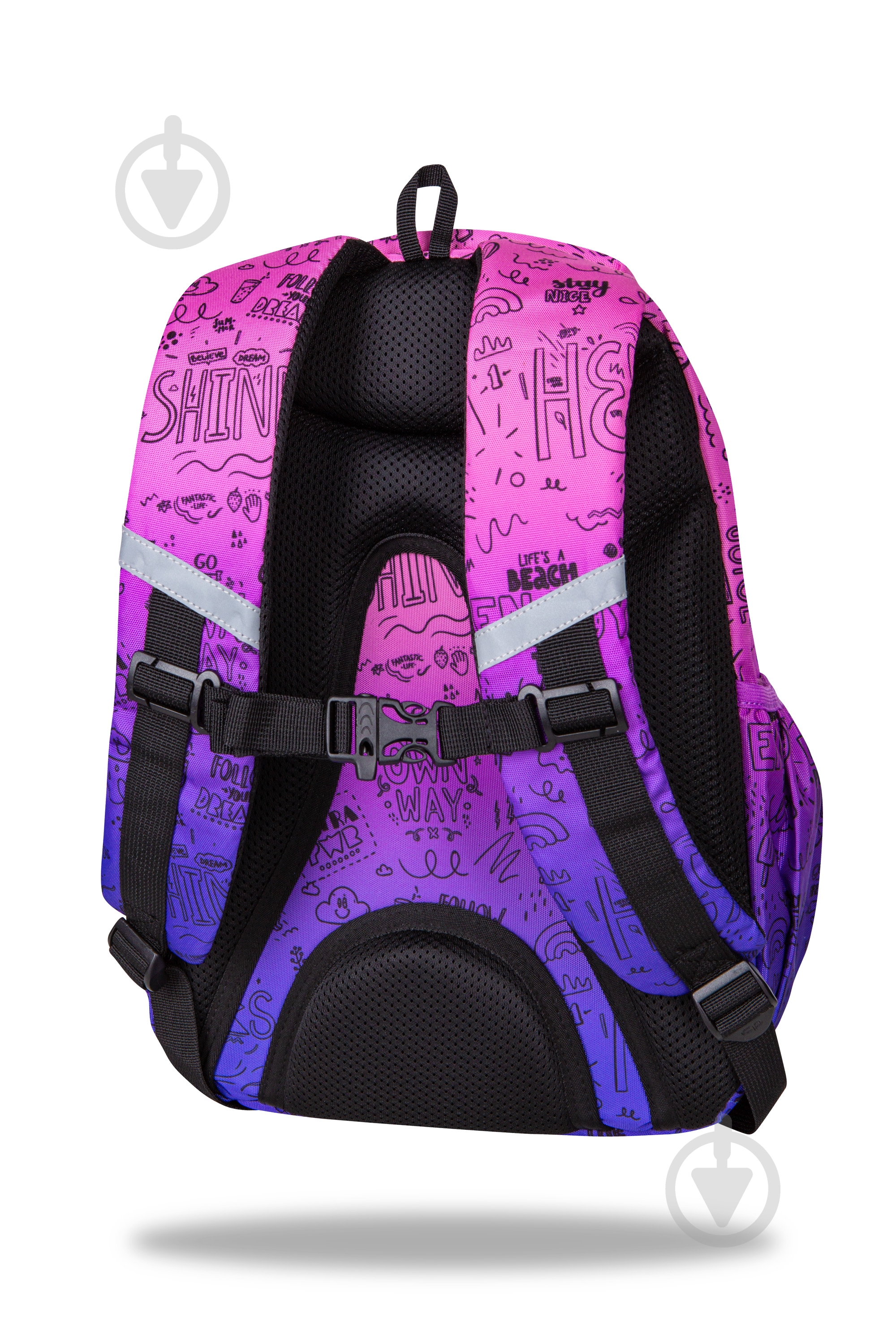 Ранец школьный CoolPack Jerry Purple Scribble - фото 3