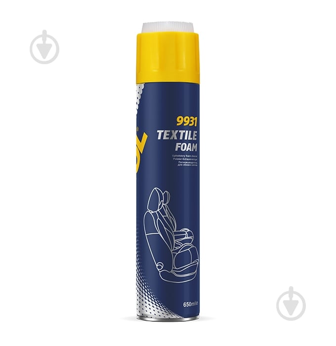 Очиститель текстиля Mannol 9931 Textile foam 650 мл - фото 1
